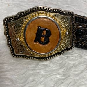 Full grain western belt  size 32